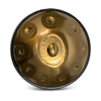 10-Note Handpan, Stainless Steel — 4 Scales in 440 Hz