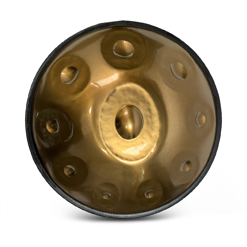 10-Note Handpan, Stainless Steel — 4 Scales in 440 Hz