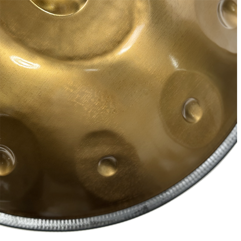 10-Note Handpan, Stainless Steel — 4 Scales in 440 Hz