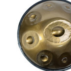 10-Note Handpan, Stainless Steel — 4 Scales in 440 Hz
