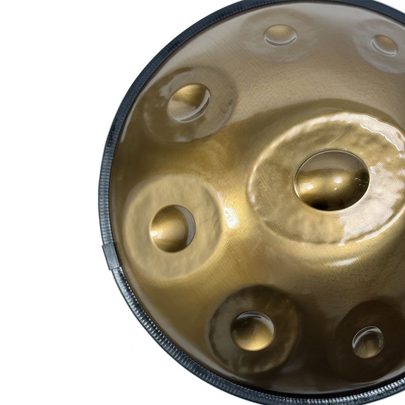 10-Note Handpan, Stainless Steel — 4 Scales in 440 Hz