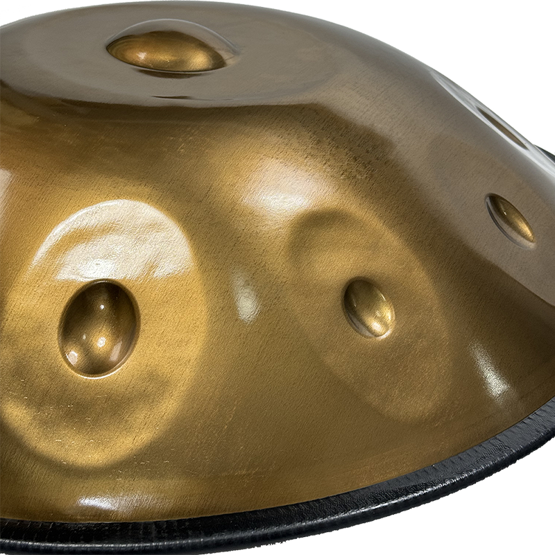 10-Note Handpan, Stainless Steel — 4 Scales in 440 Hz