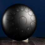 12-Inch Steel Tongue Drum, 13 Notes in C Major — Full Kit