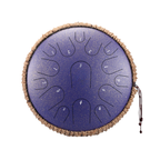 14-Inch Steel Tongue Drum, 15 Notes — Titanium Steel, D Major