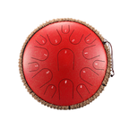 14-Inch Steel Tongue Drum, 15 Notes — Titanium Steel, D Major