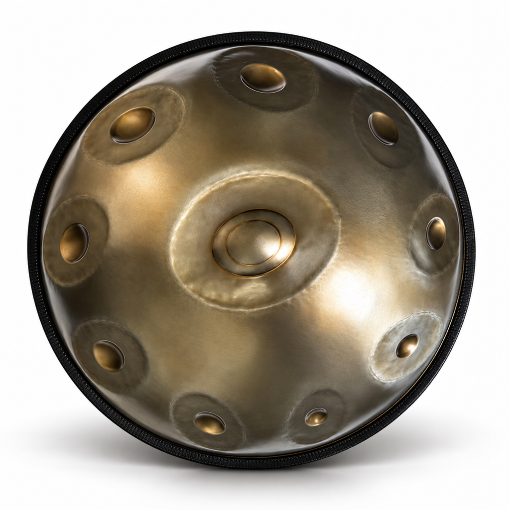 Ember Steel Handpan, 10 Notes — 11 Scales, 432 or 440 Hz
