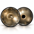 Dreemelody Signature handpan, 10 notes in Ember Steel
