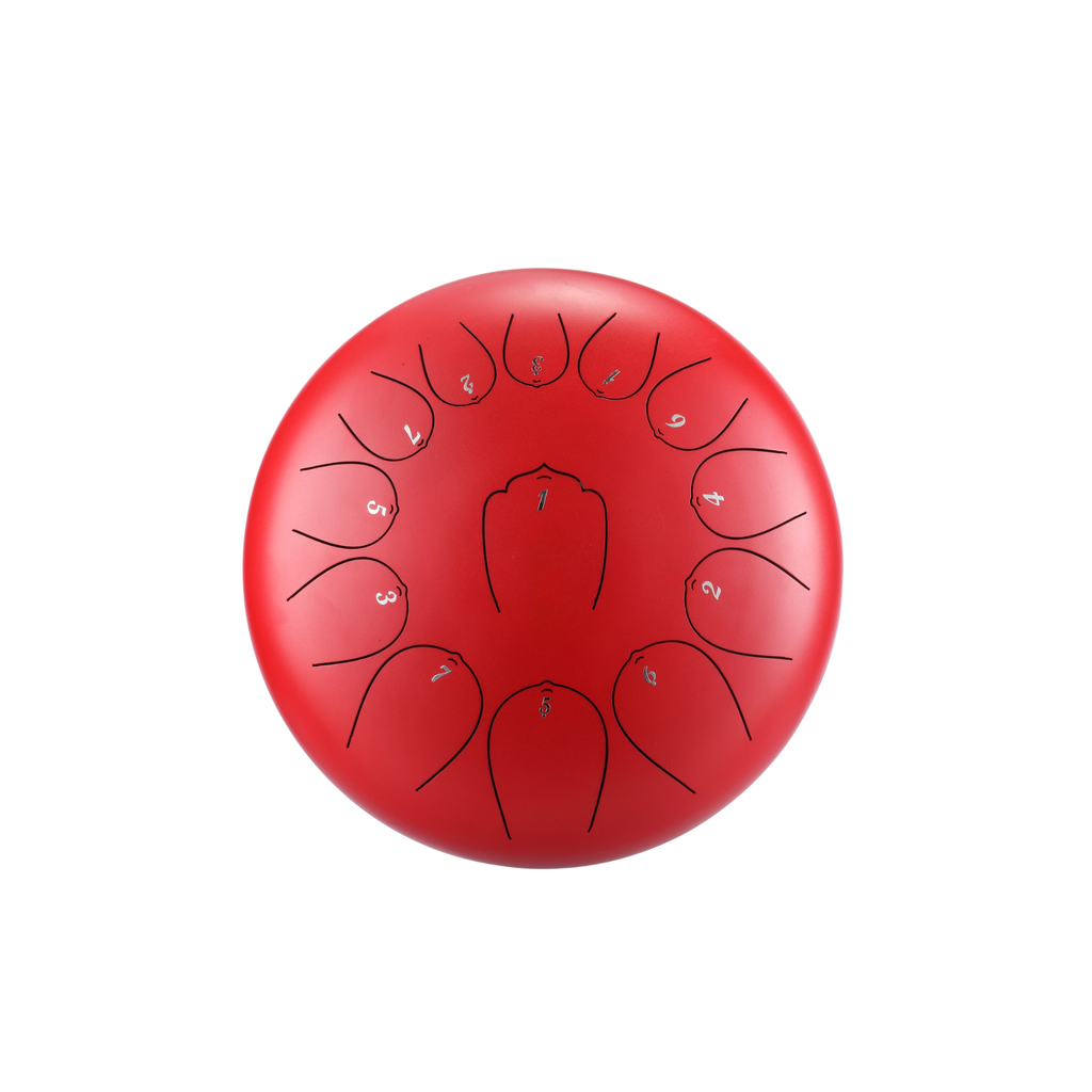 Dreemelody 12-inch steel tongue drum, 13 notes in C major