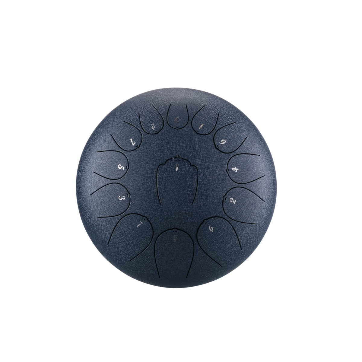 12-Inch Steel Tongue Drum, 13 Notes in C Major — Full Kit