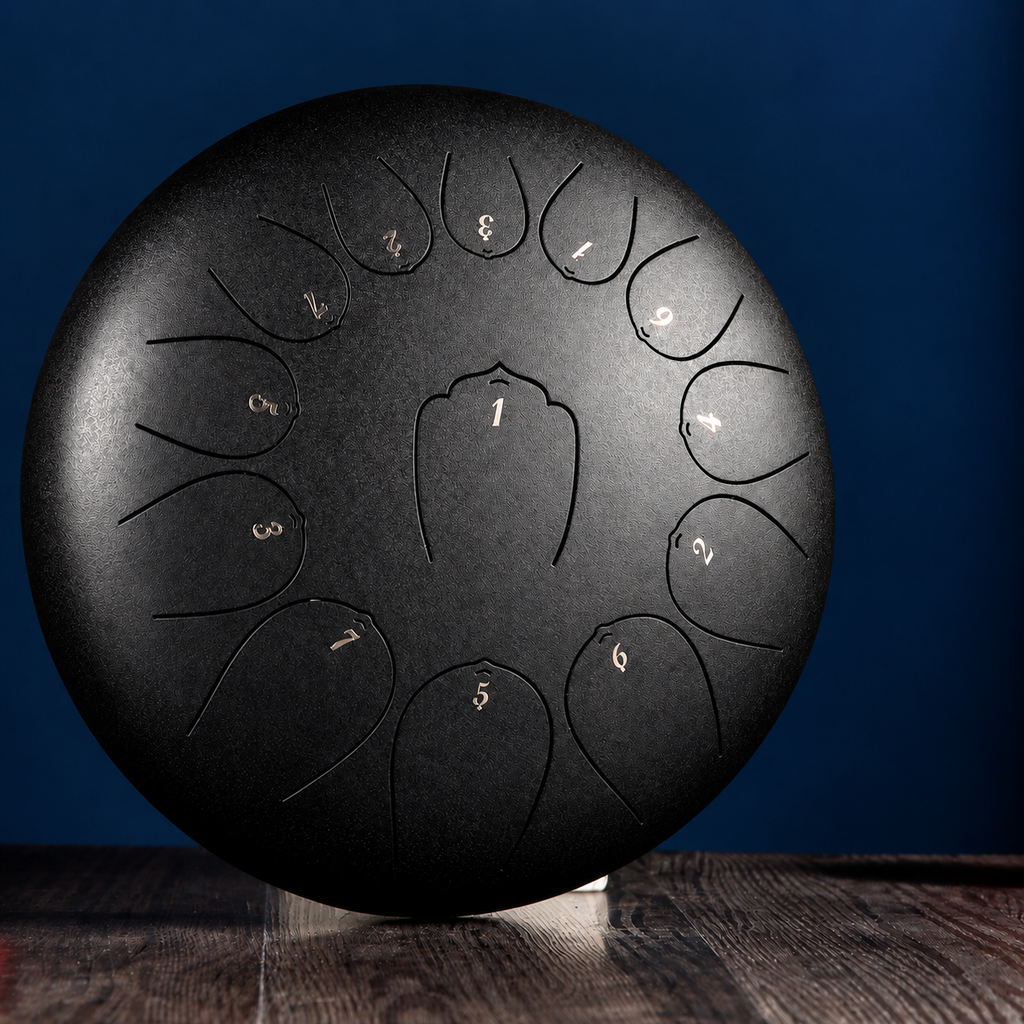 12-inch steel tongue drum, accessory pack